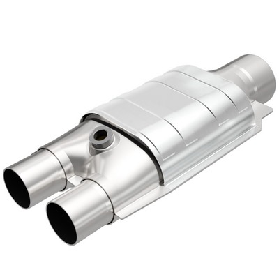 OBDII HEAVY DUTY CONVERTER AFTER 1995 OVAL 7.8L UP TO 7000LB GVW WITH DUAL INLETS AND SINGLE OUTLET ONE SENSOR PORT BETWEEN TWO INLETS OBDII HEAVY DUTY CONVERTER AFTER 1995 OVAL 7.8L UP TO 7000LB GVW WITH DUAL INLETS AND SINGLE OUTLET ONE SENSOR PORT BETWEEN TWO INLETS