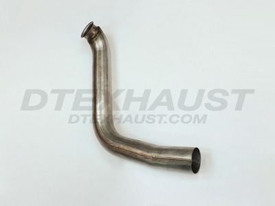 409 STAINLESS DOWNPIPE 1999-2003 FORD 7.3L POWERSTROKE TURBO DIESEL 4 MANDREL BENT