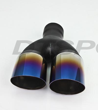 DUAL 3.00 SINGLE WALL ANGLE TIP W/ BLUE FLAME - LEFT