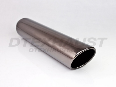 BLACK CHROME 3.50 X 18.00 ROLLED ANGLE