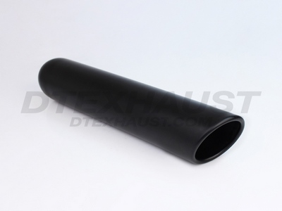 BLACK POWDER COATED 4.00 X 18.00 ROLLED SLANT ID 2.25