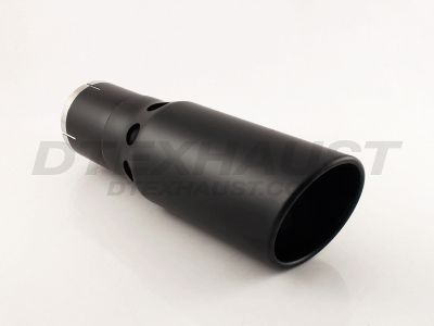 BLACK POWDER COATED U-SLOTTED INTER-COOLER W/ INNER FAN 5.00 X 16.00 ROLLED SLANT ID 4.00