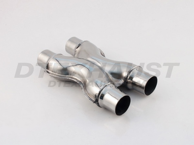 POLISHED 409 STAINLESS  X  PIPE ID 2.00