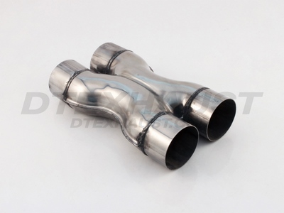 POLISHED 409 STAINLESS  X  PIPE ID 3.00