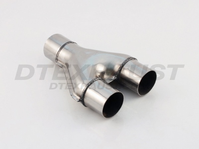POLISHED 409 STAINLESS Y PIPE ID 2.50 OD 2.25
