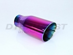 3.50 COLOR BURNED DOUBLE WALL CLOSED OUTER CASING - PURPLE