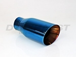 3.50 COLOR BURNED DOUBLE WALL CLOSED OUTER CASING - BLUE
