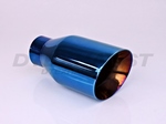 4.00 COLOR BURNED DOUBLE WALL CLOSED OUTER CASING - BLUE