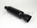 BLACK POWDER COATED 4.00 ROUND W/ 3.50 SLANTED