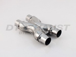 POLISHED 409 STAINLESS  X  PIPE ID 2.00
