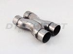 POLISHED 409 STAINLESS  X  PIPE ID 3.00