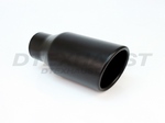 BLACK POWDER COATED 4.00  X  9.00 ROLLED SLANTED TIP ID 2.50