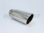 5.00  X  12.00 ROLLED SLANT DIESEL EXHAUST TIPS ID 4.00