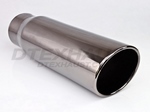 BLACK CHROME 6.00 X 18.00 ROLLED SLANT