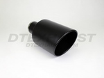 BLACK POWDER COATED 7.00 X 15.00 ROLLED SLANT ID 4.00