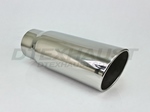 6.00 X 15.00 ROLLED SLANT DIESEL EXHAUST TIPS ID 5.00