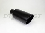 BLACK POWDER COATED 7.00 X 18.00 ROLLED SLANT ID 5.00