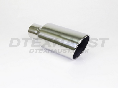 5.00  X  12.00 ROLLED SLANT DIESEL EXHAUST TIPS ID 3.00