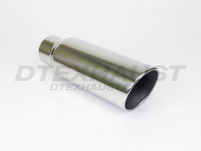 5.00  X  15.00 ROLLED SLANT DIESEL EXHAUST TIPS ID 3.50