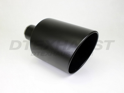 BLACK POWDER COATED 10.00  X  18.00 ROLLED SLANT ID 4.00