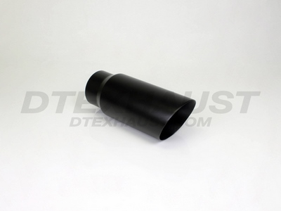 BLACK POWDER COATED 5.00  X  12.00 DOUBLE WALL ANGLE CUT ID 4.00