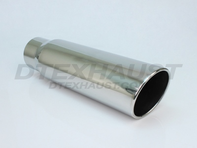 5.00  X  18.00 ROLLED SLANT DIESEL EXHAUST TIPS ID 4.00