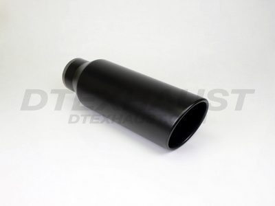 BLACK POWDER COATED 6.00 X 18.00 ROLLED SLANT ID 5.00