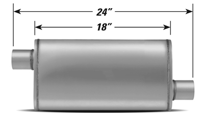 STAINLESS STEEL PERFORMANCE MUFFLER