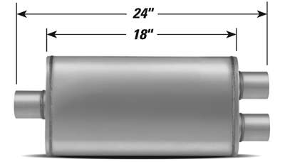 STAINLESS STEEL PERFORMANCE MUFFLER