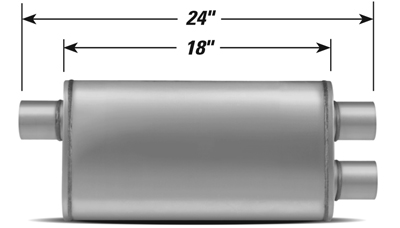 STAINLESS STEEL PERFORMANCE MUFFLER