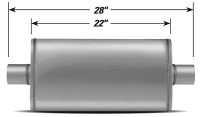 STAINLESS STEEL PERFORMANCE MUFFLER